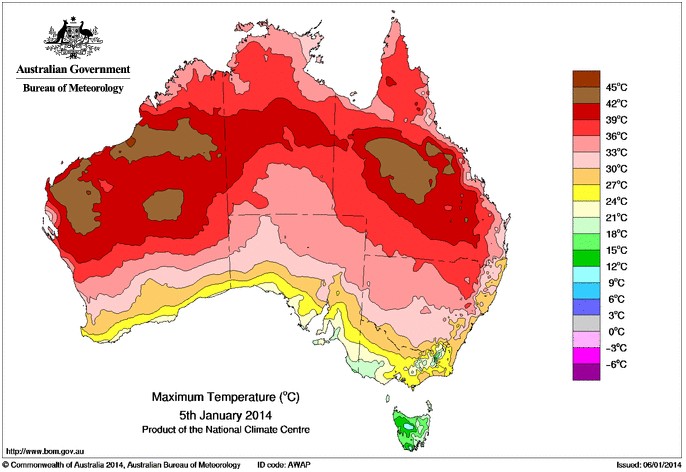 Bulletin meteo Australie bureau meteorologie